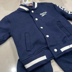 Reebok toddler tracksuit size 4t in navy blue new with tags